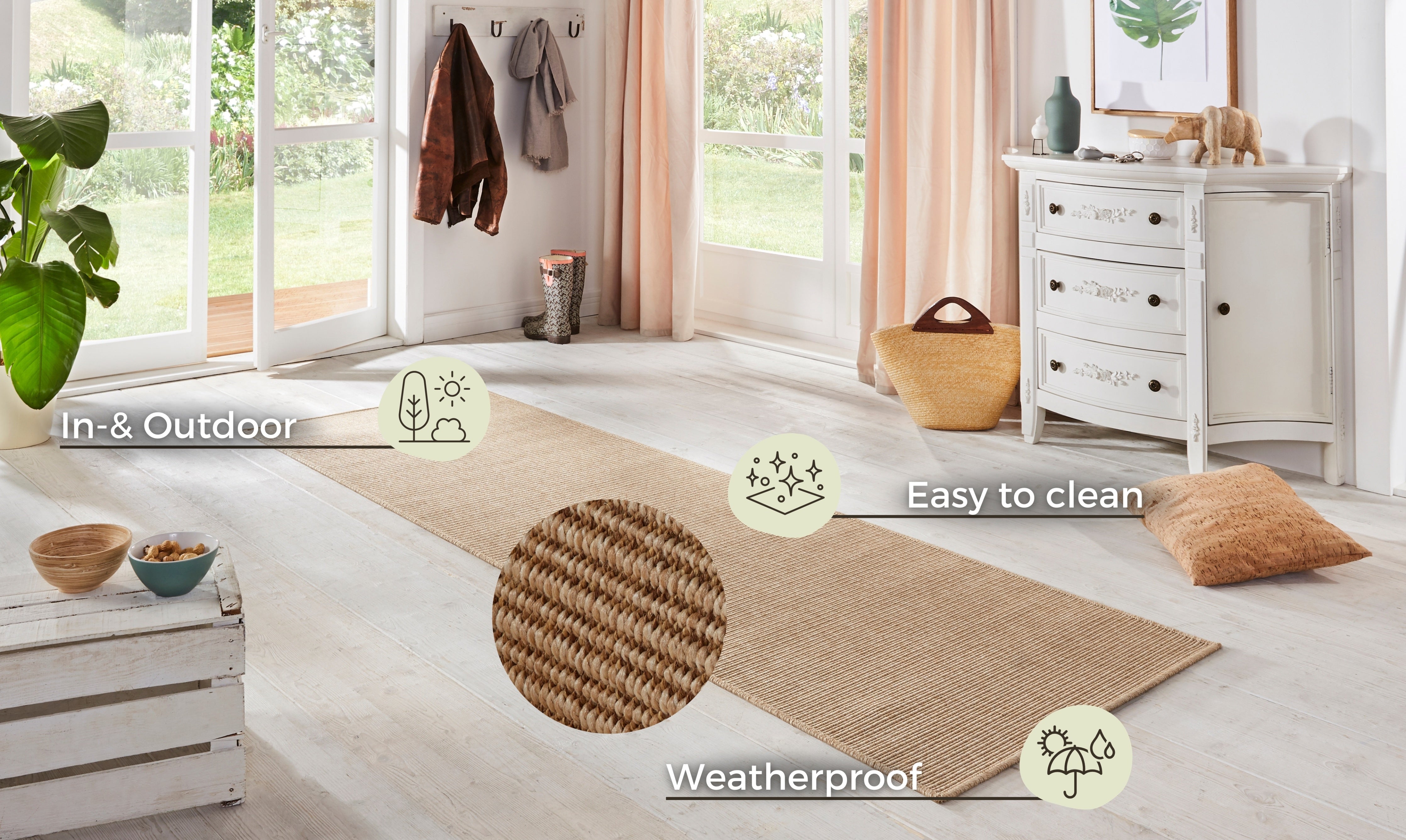 HANSE HOME MATTLÖPARE NATUR, NATUR BEIGE 103532