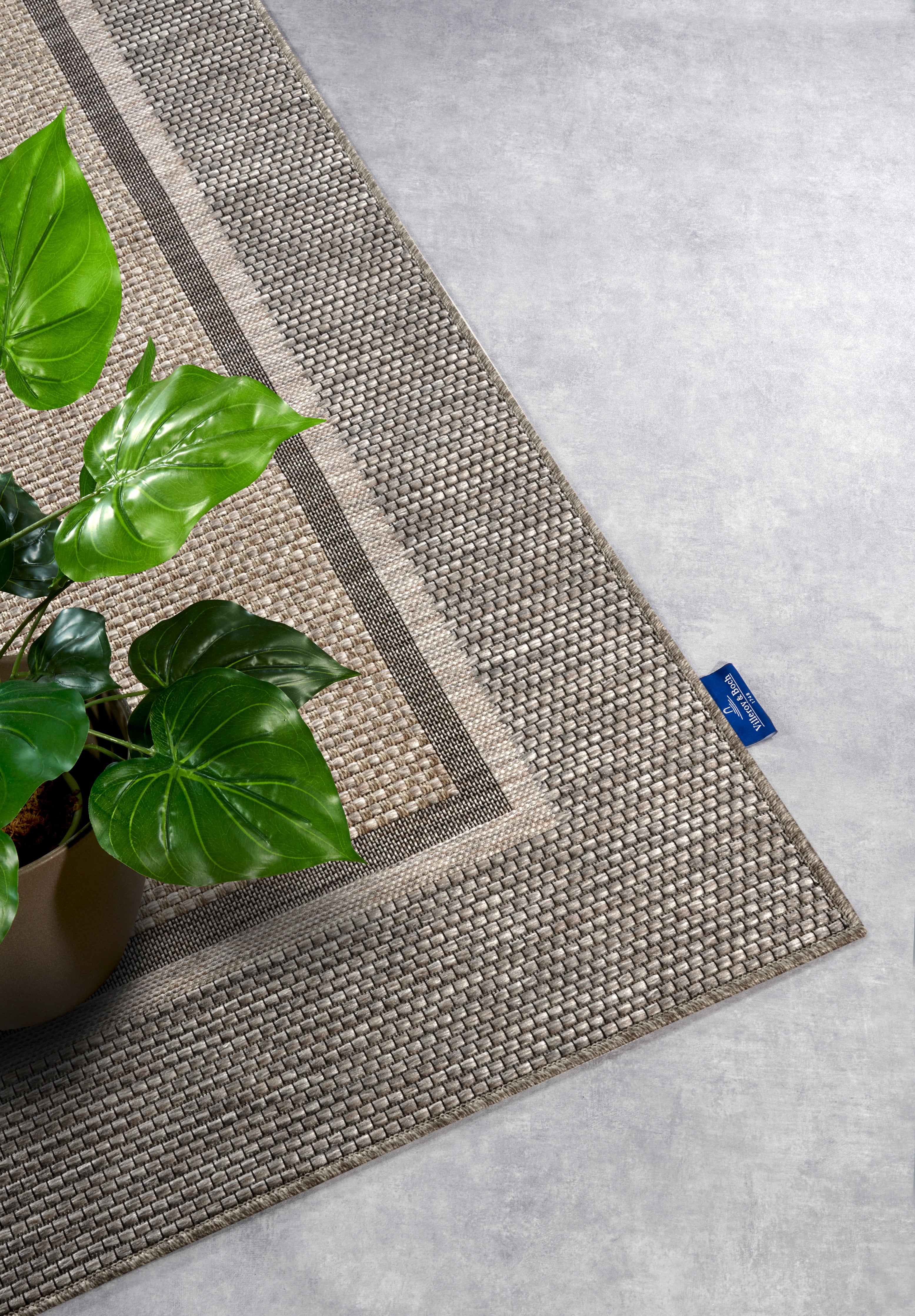 VILLEROY &amp; BOCH 106076 INOMHUS- OCH UTOMHUSMATTA LUITWIN, NATURBRUN