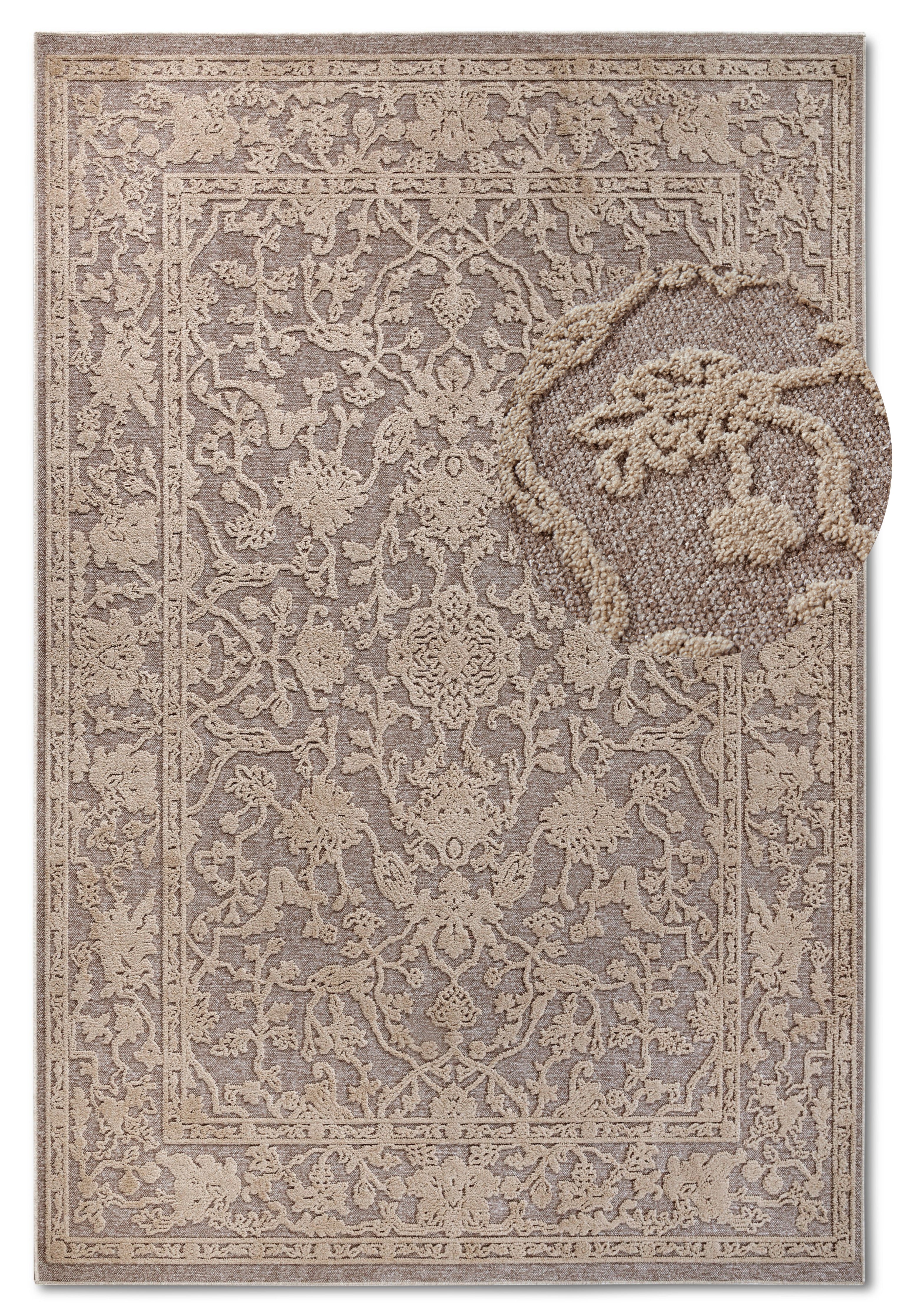 VILLEROY &amp; BOCH 106149 HÖG-LÅG Luggmatta, AMBROISE NATURGRÅ-BEIGE