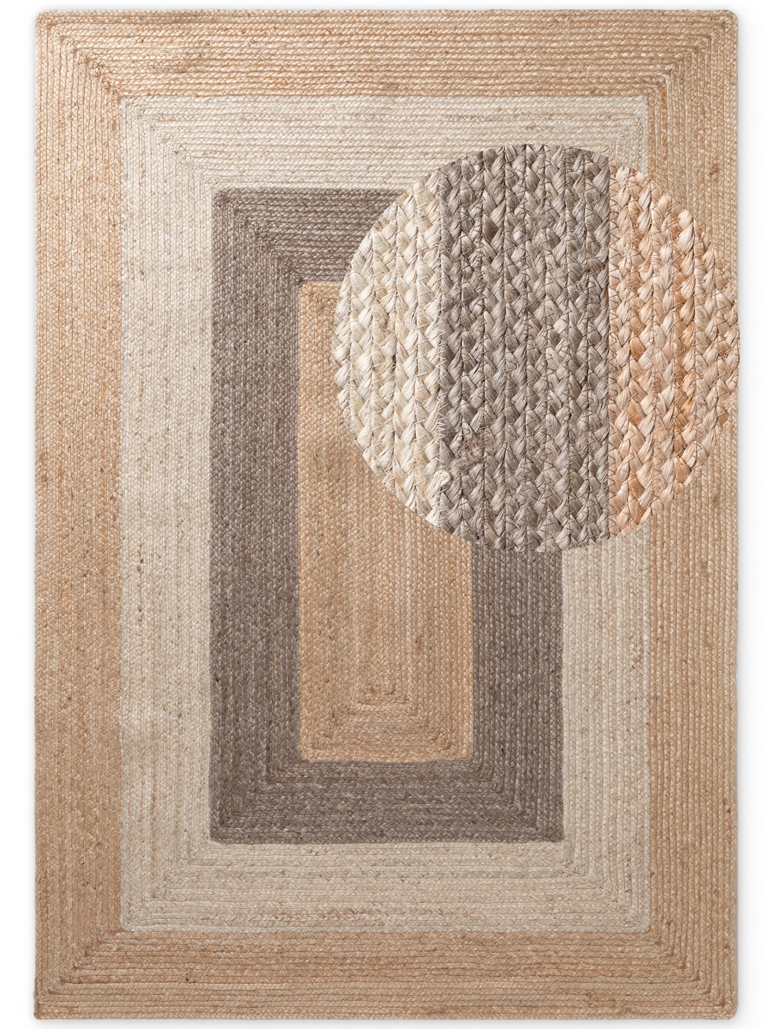 JUNO JUTE-MATTA FUSION, NATUR GULD MULTI