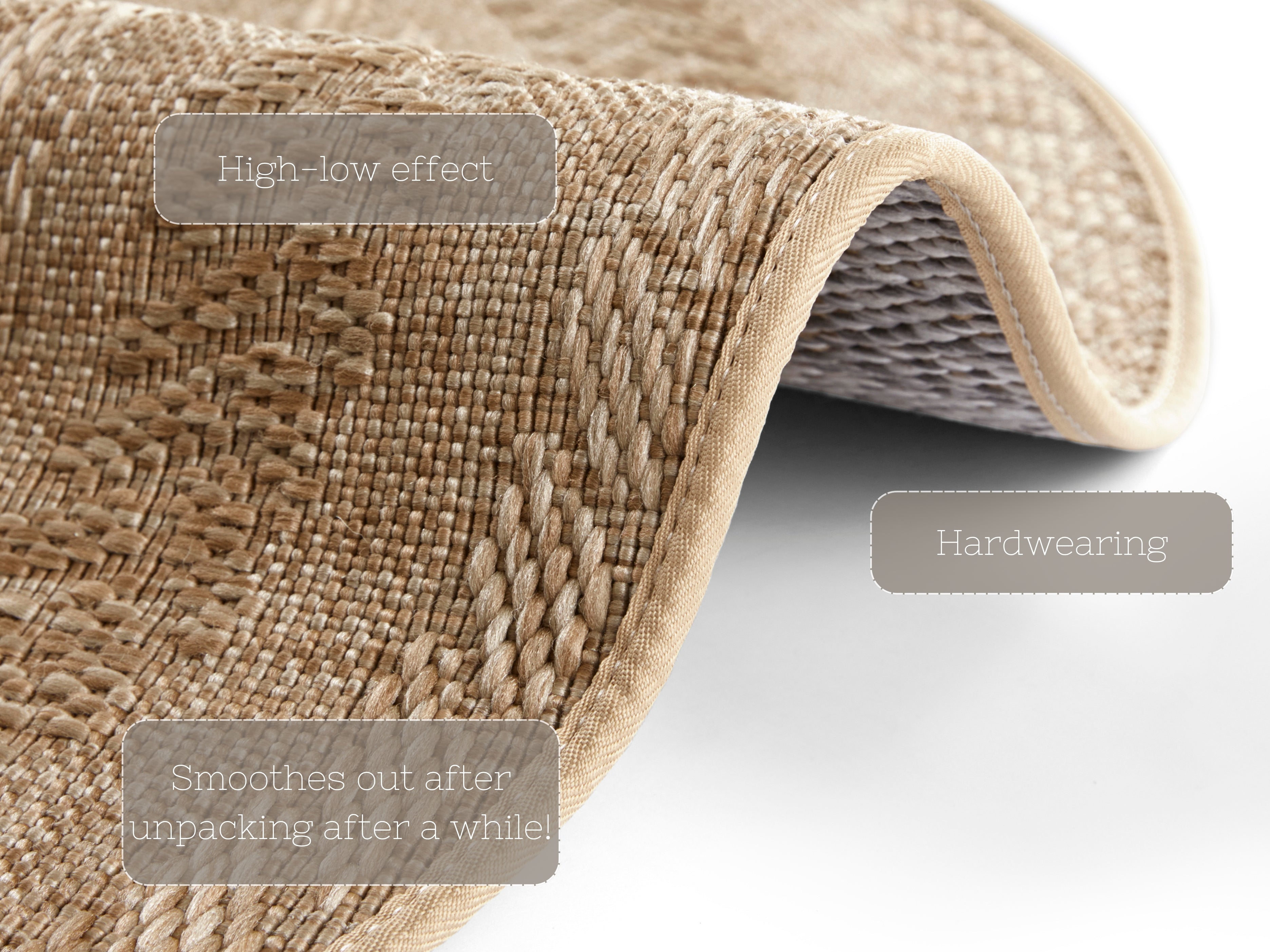 HANSE HOME FOREST MATTA, BEIGE-BRUN 103998