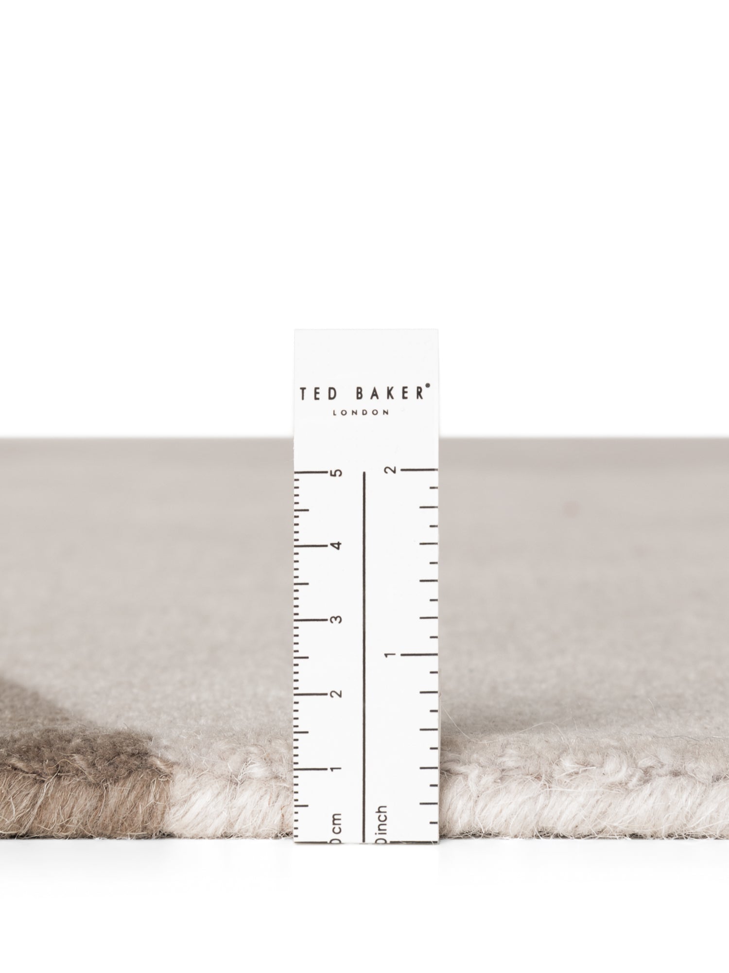 TED BAKER HACKNEY ULLPLÄD CLARISSA, BEIGE-GRÅ