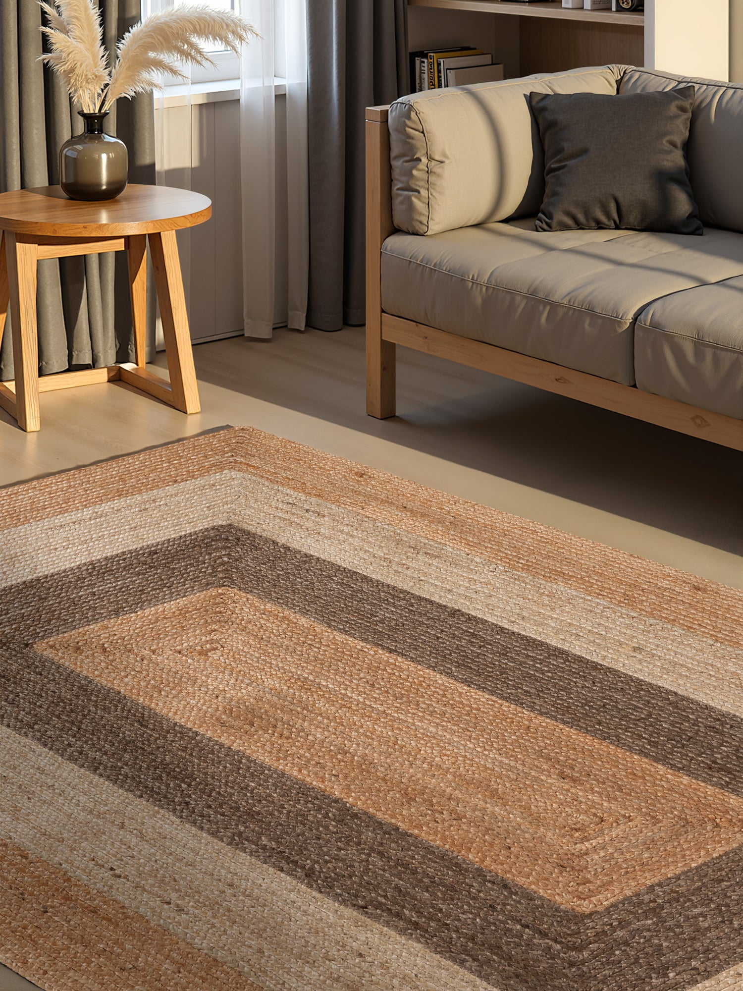 JUNO JUTE-MATTA FUSION, NATUR GULD MULTI