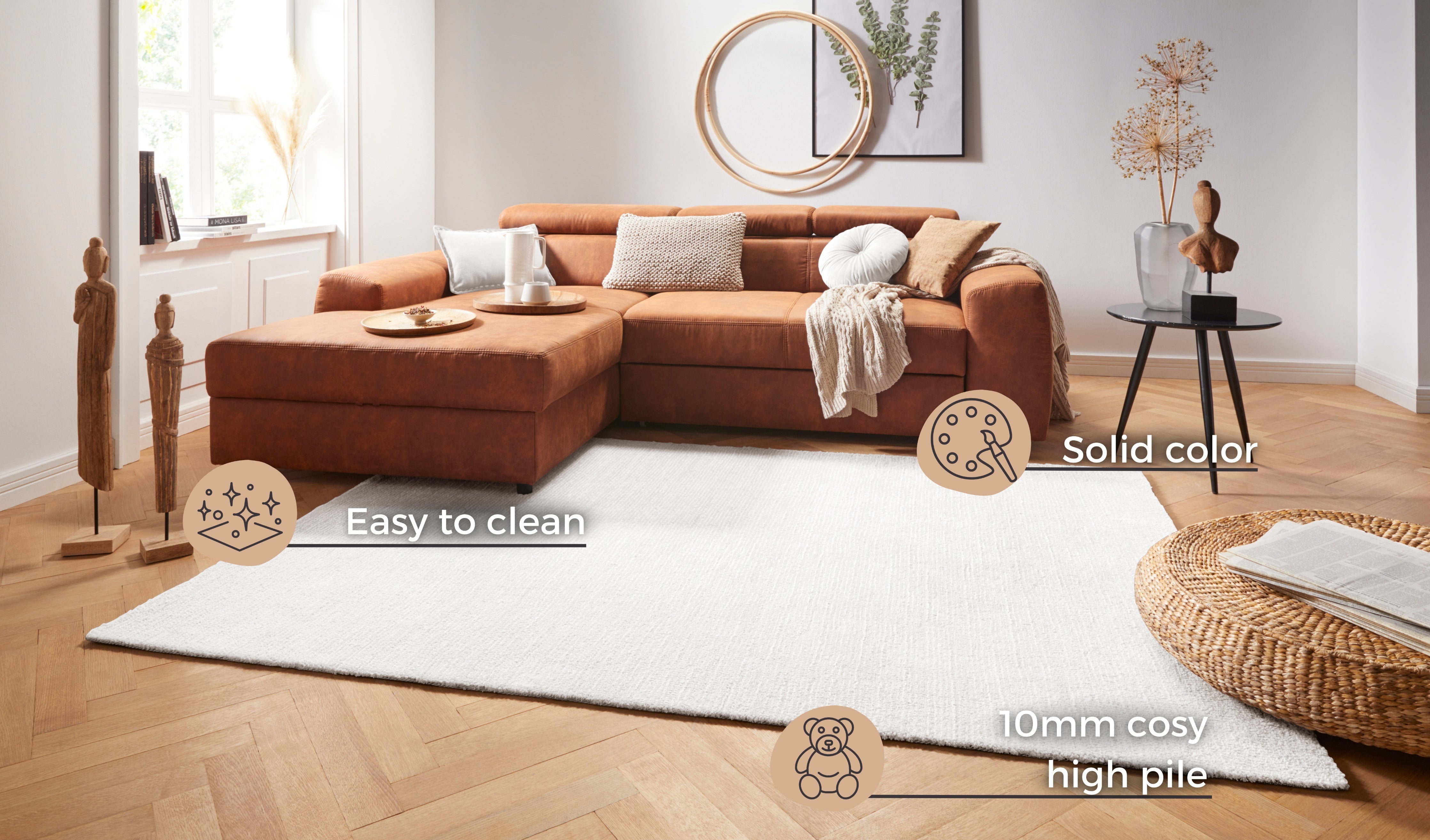 HANSE HOME CLOUD MATTA, KRÄMFÄRGAD 103936