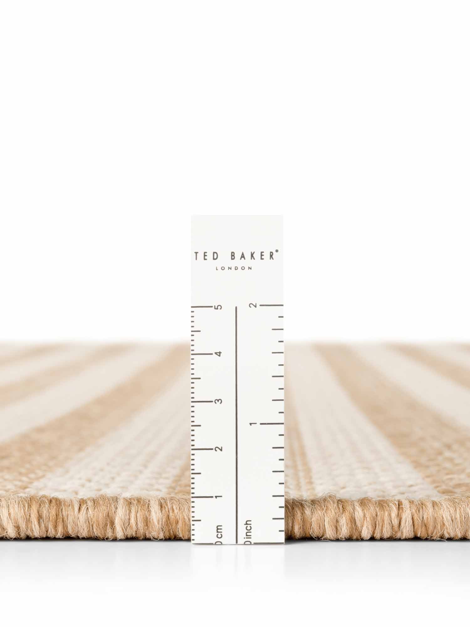 TED BAKER HARINGEY FLATWOVE-MATTA, WOODFIELD JUTE VIT