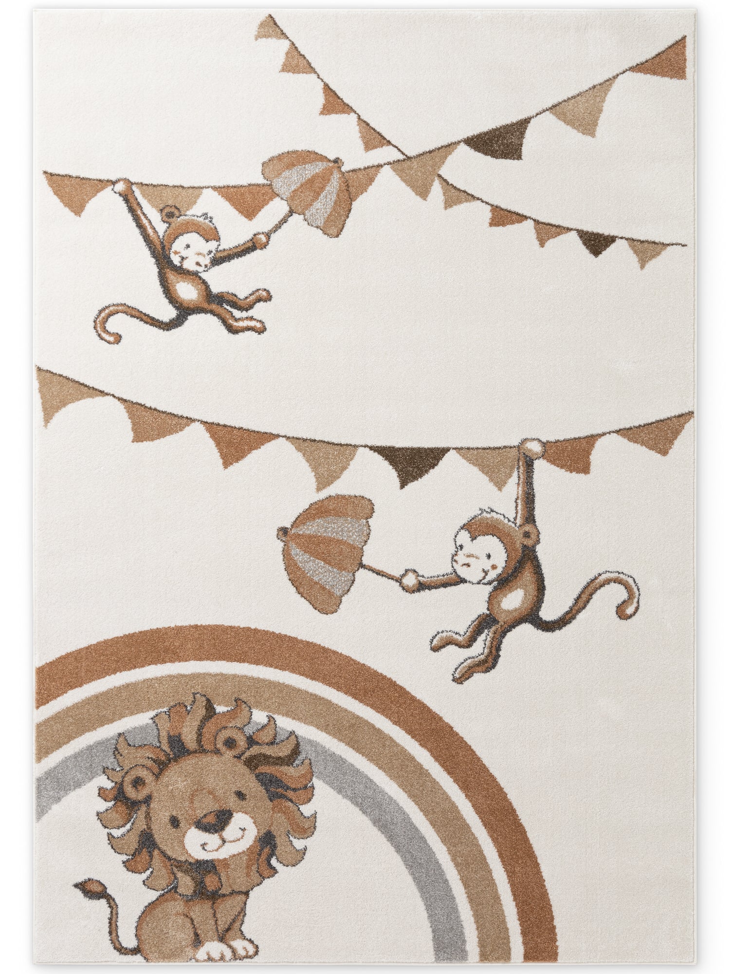 VILLEROY &amp; BOCH BOHO KIDS BARNFILT LEJONG REGNBÅGSPARTY, KRÄM MULTI 106308