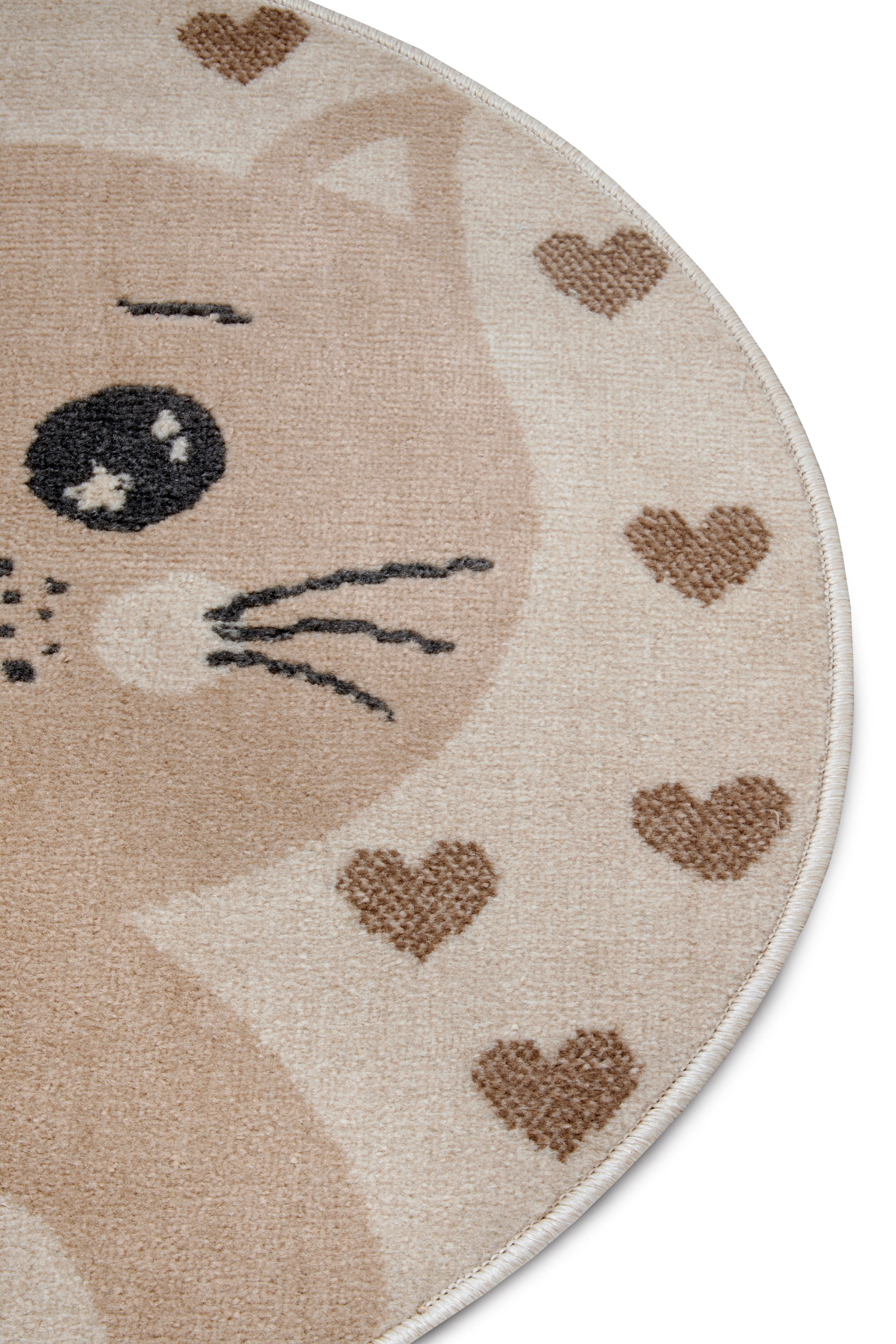 SAGOFILT FÖR BARN MED KATT, KRÄM-BEIGE 105963