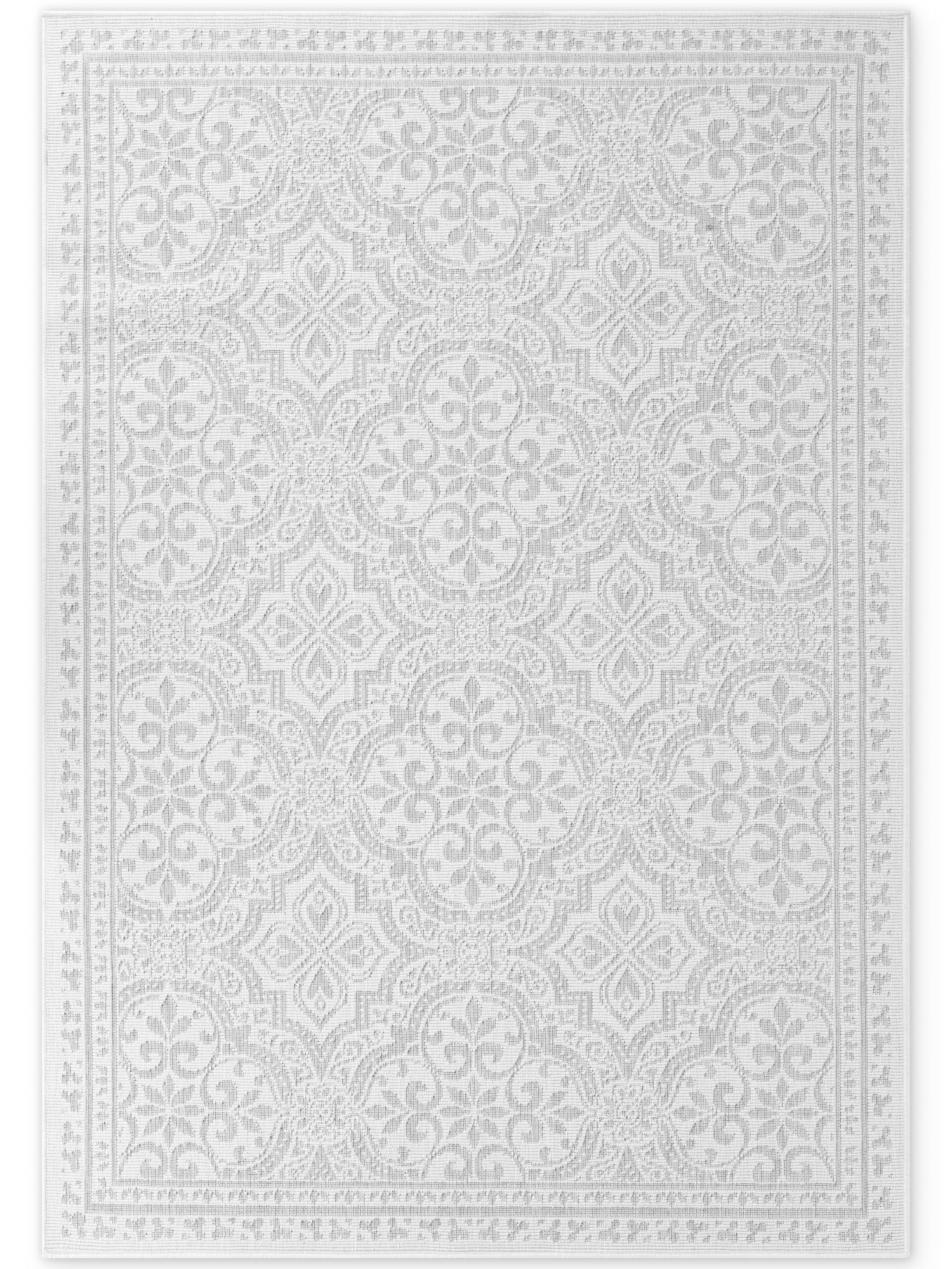 HANSE HOME DUORO - VÄNDBAR UTOMHUSMATTA, VIT-GRÅ 106251