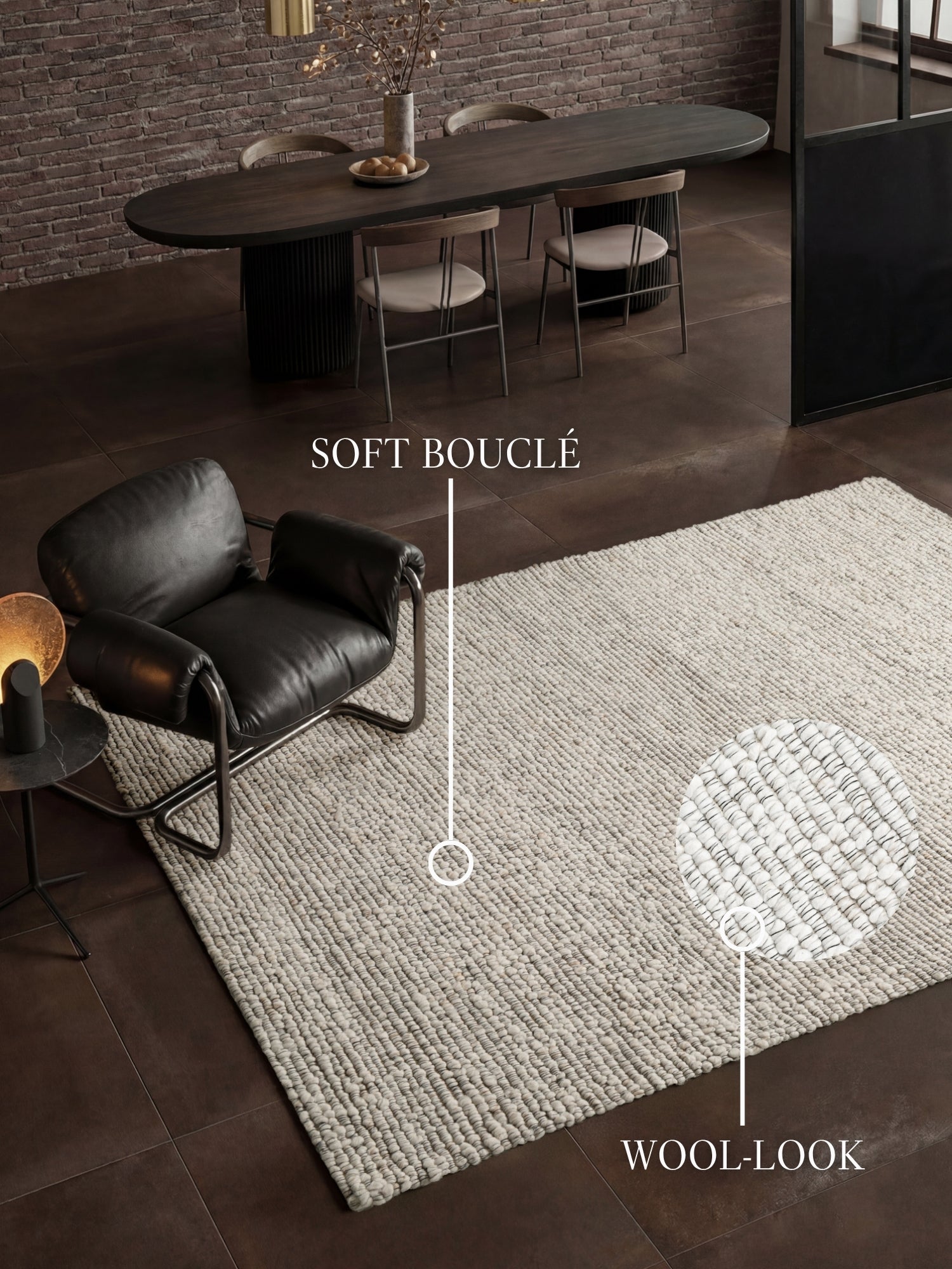 VILLEROY & BOCH 1852 BOUCLÉ-TÆPPE WILMA CREME MULTIFARVET