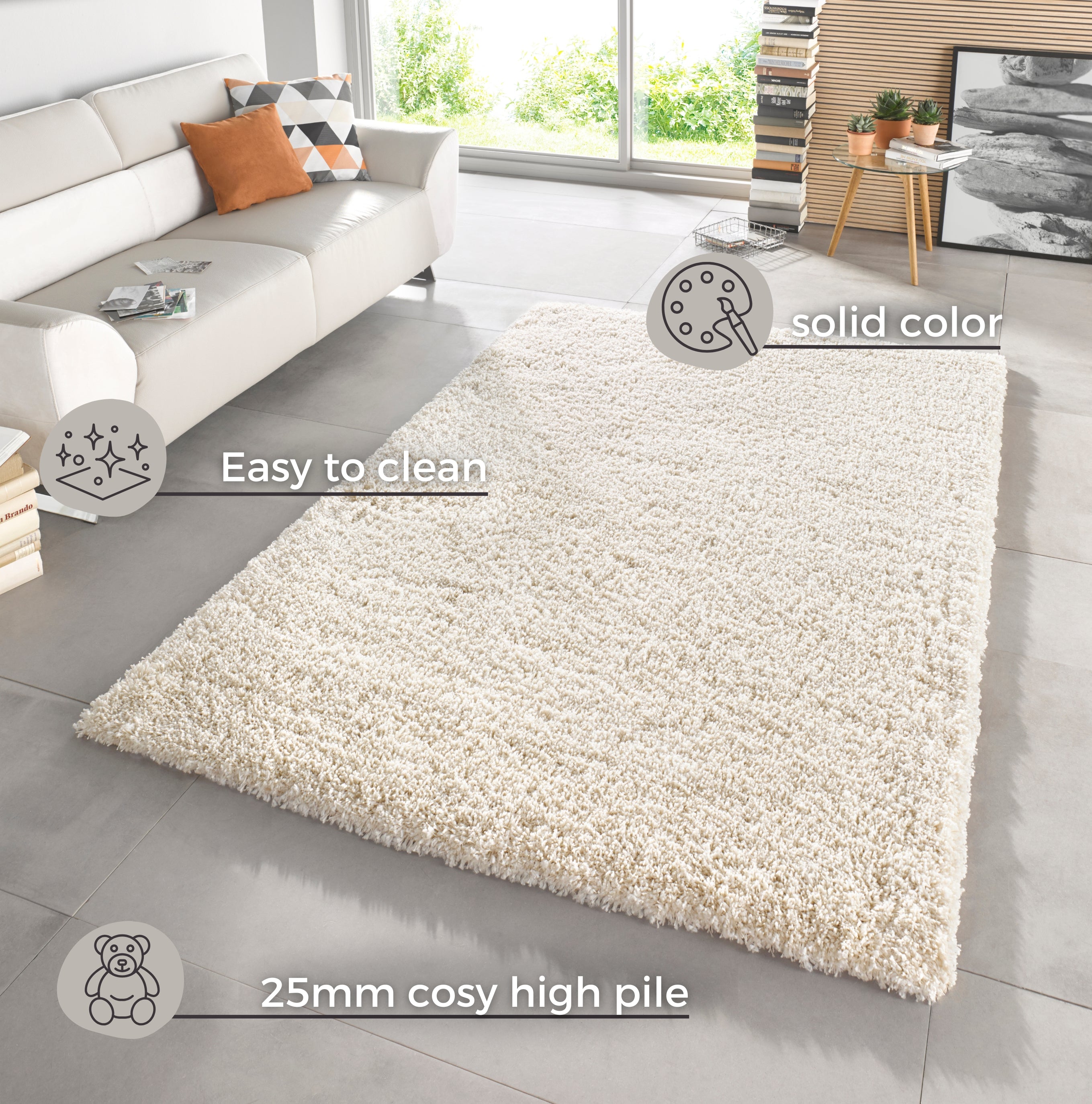 HANSE HOME SHAGGY MATTA VENICE, KRÄM 102571