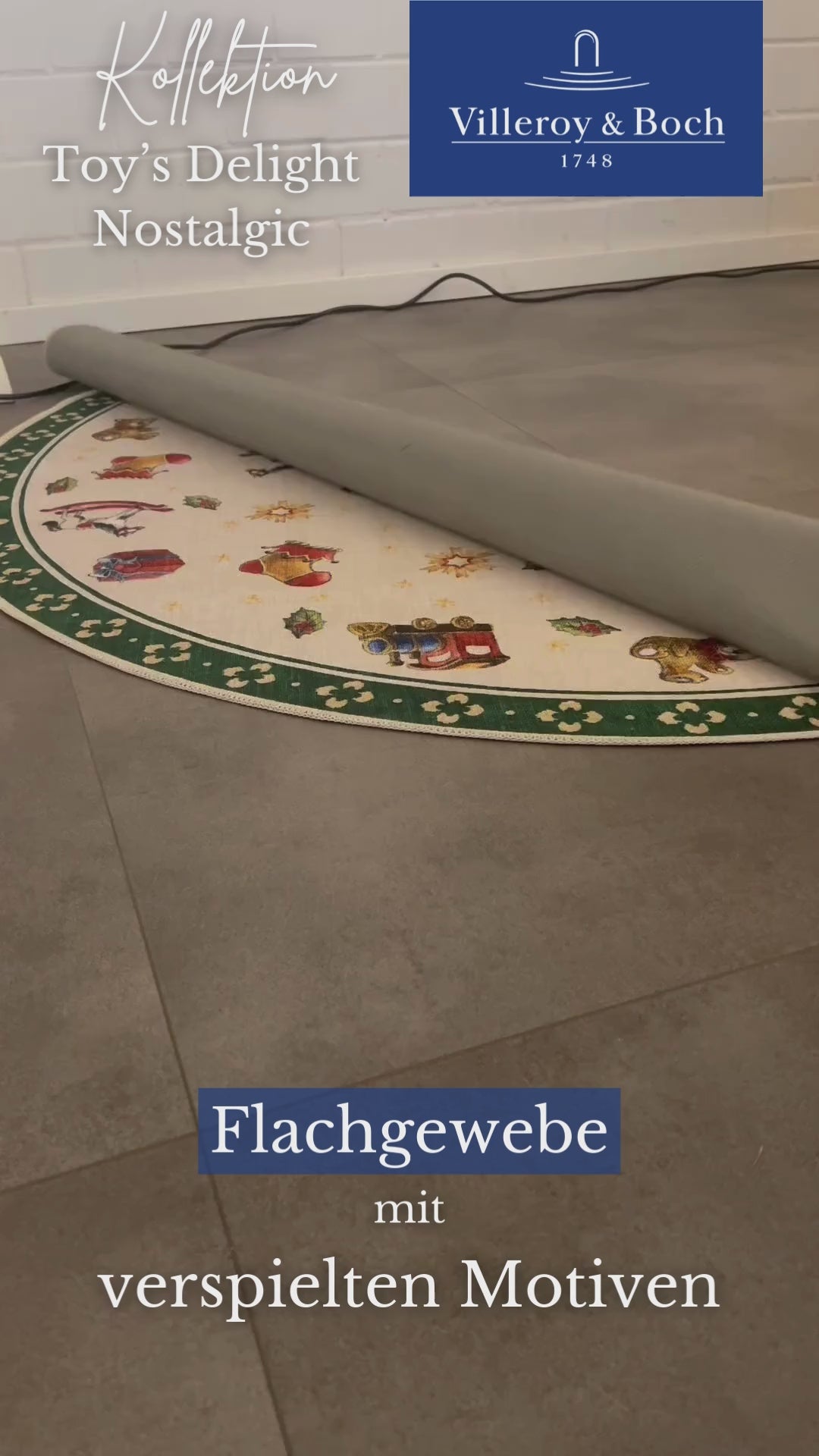 Ladda video: VILLEROY &amp; BOCH TOY'S DELIGHT JULMATTA, 106218 GRÖN-MULTI