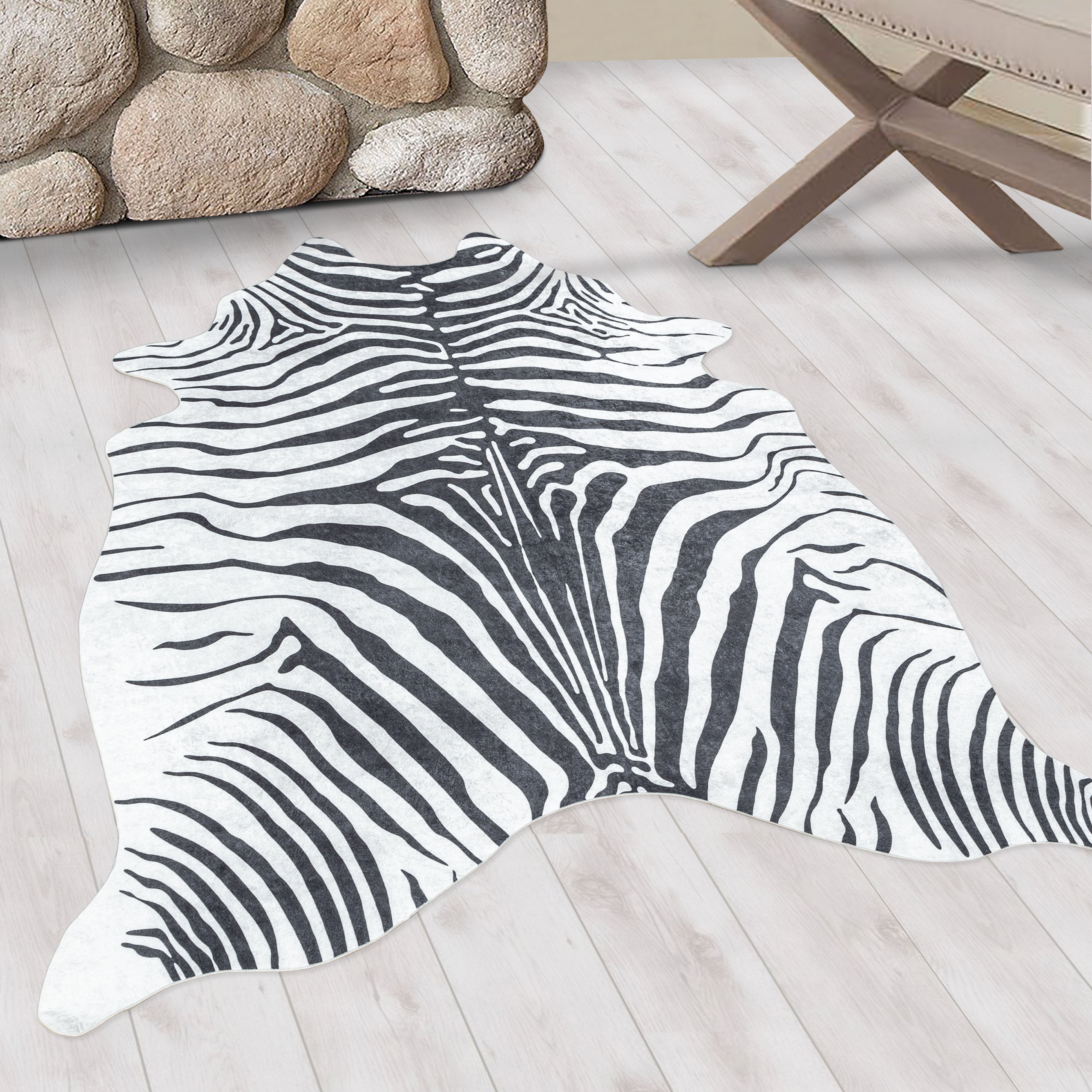 LÄDERMATTA ETOSHA 4111, SVART