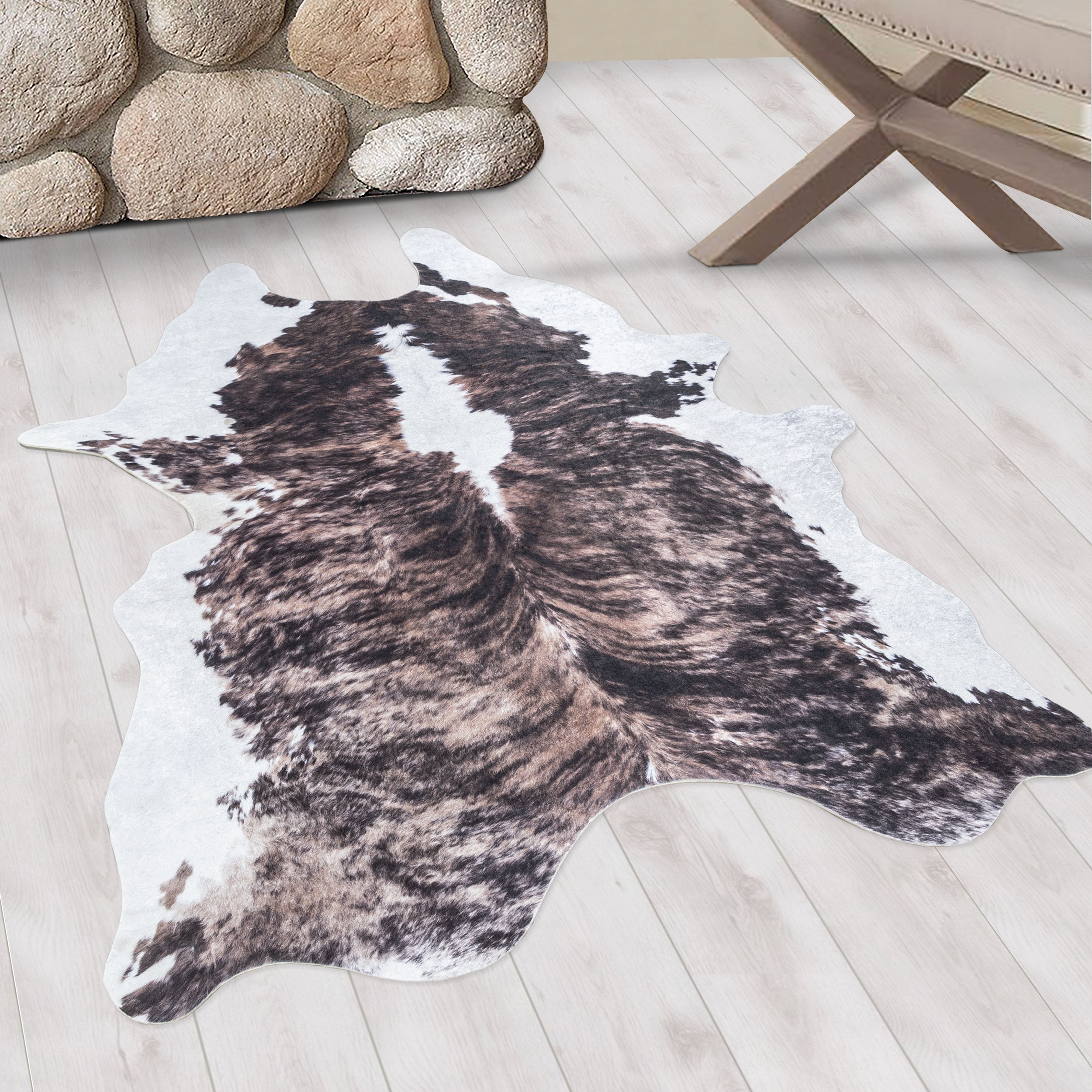 LÄDERMATTA ETOSHA 4113, BRUN