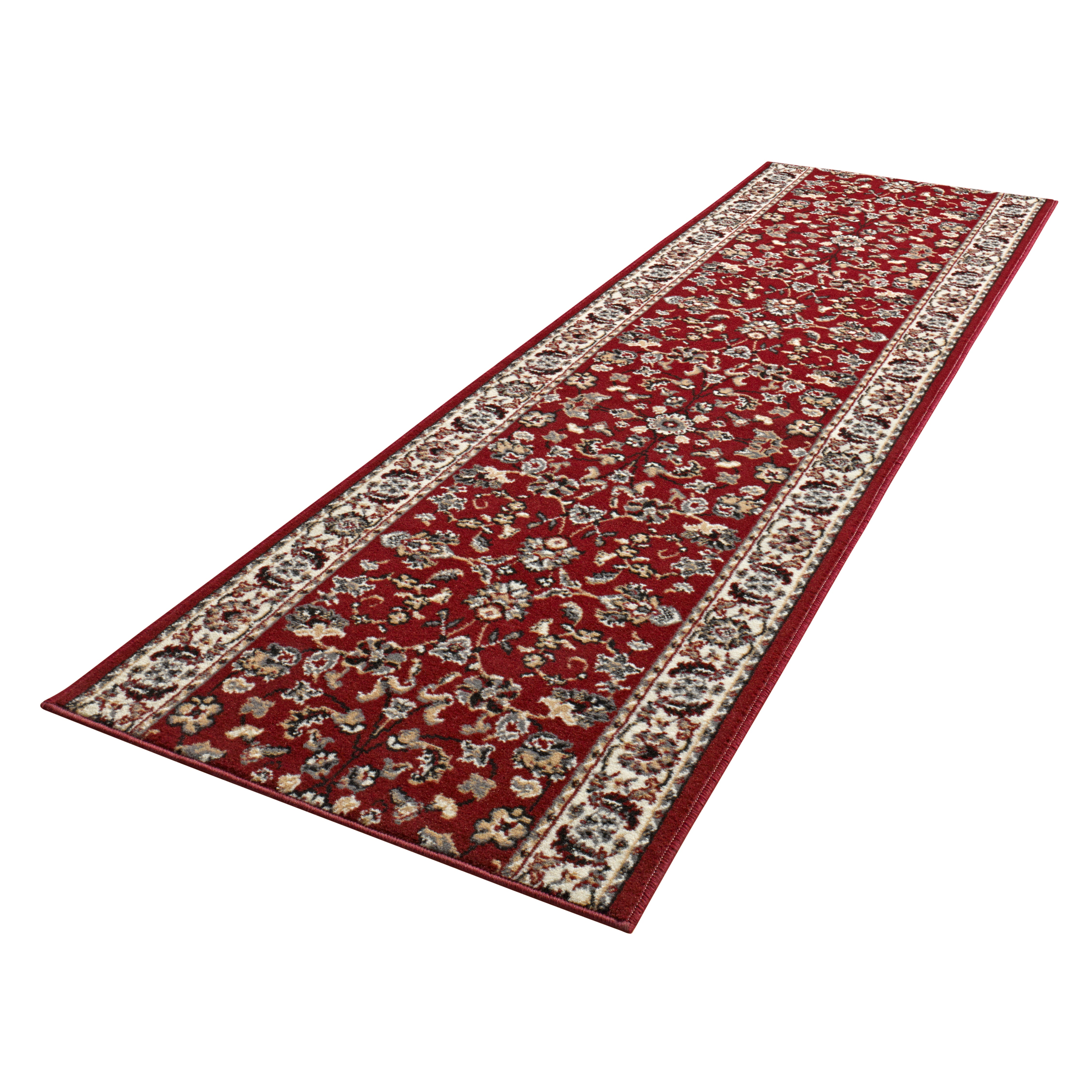 ENKEL VINTAGE MATTLÖPARE I VELOURS, RÖD 102487